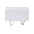 Chrysler Modern White Nightstand