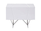 Chrysler Modern White Nightstand
