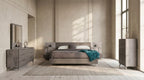 Bronx Italian Modern Faux Concrete & Grey Dresser