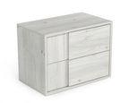 Asus - Italian Modern White Washed Oak Nightstand