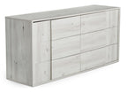 Asus - Italian Modern White Washed Oak Dresser