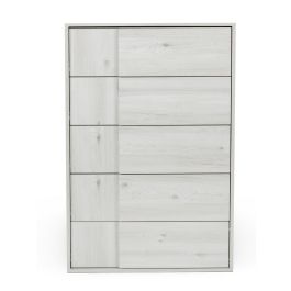 Asus - Italian Modern White Washed Oak Chest