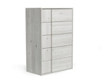 Asus - Italian Modern White Washed Oak Chest