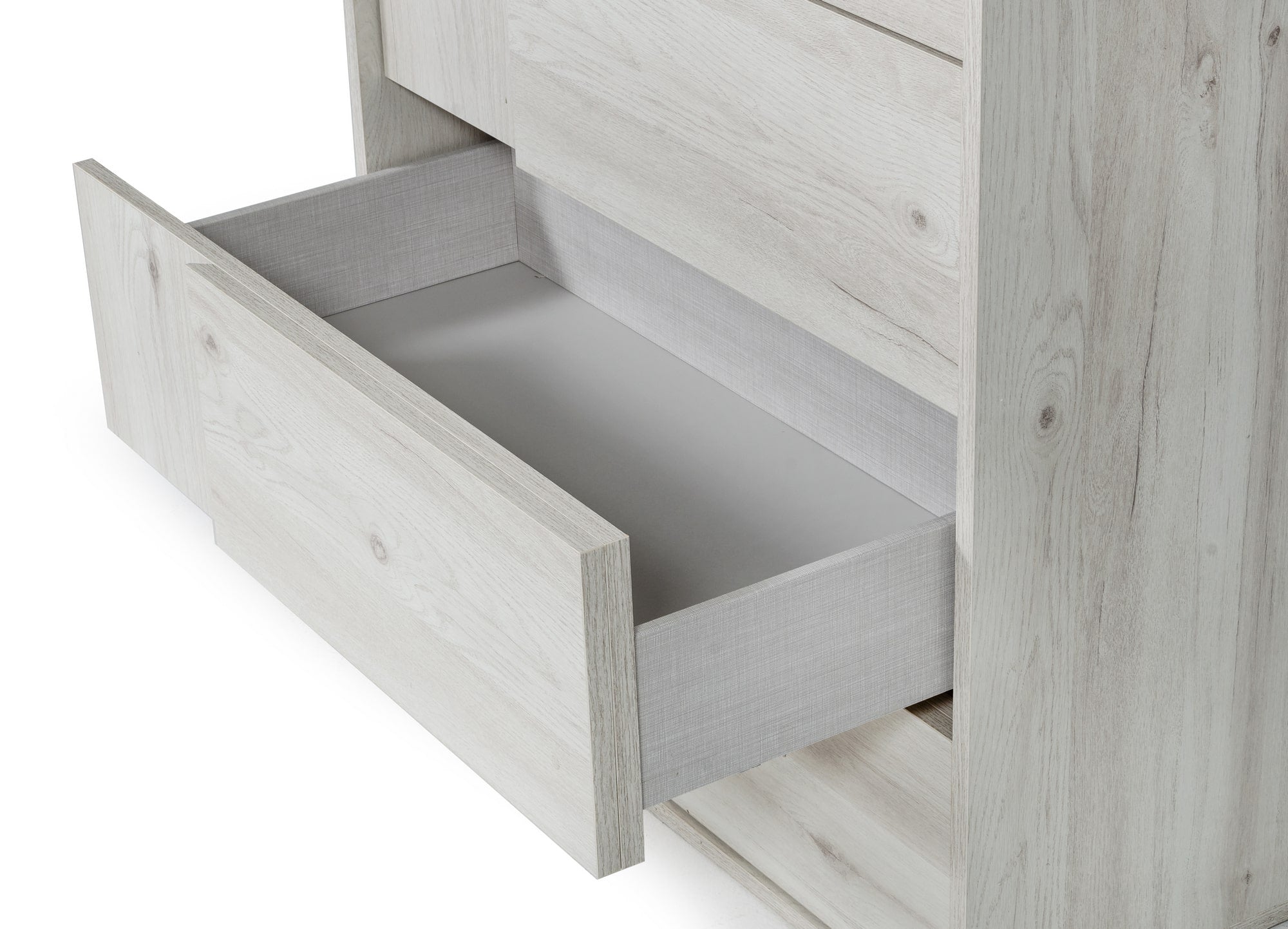 Asus - Italian Modern White Washed Oak Chest