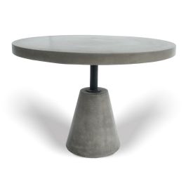 Lenado - Modern Grey Concrete End Table