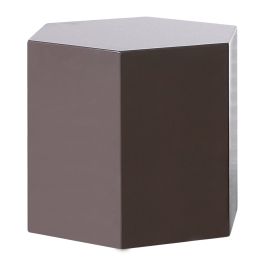 Newmont - Modern Medium Light Grey High Gloss End Table