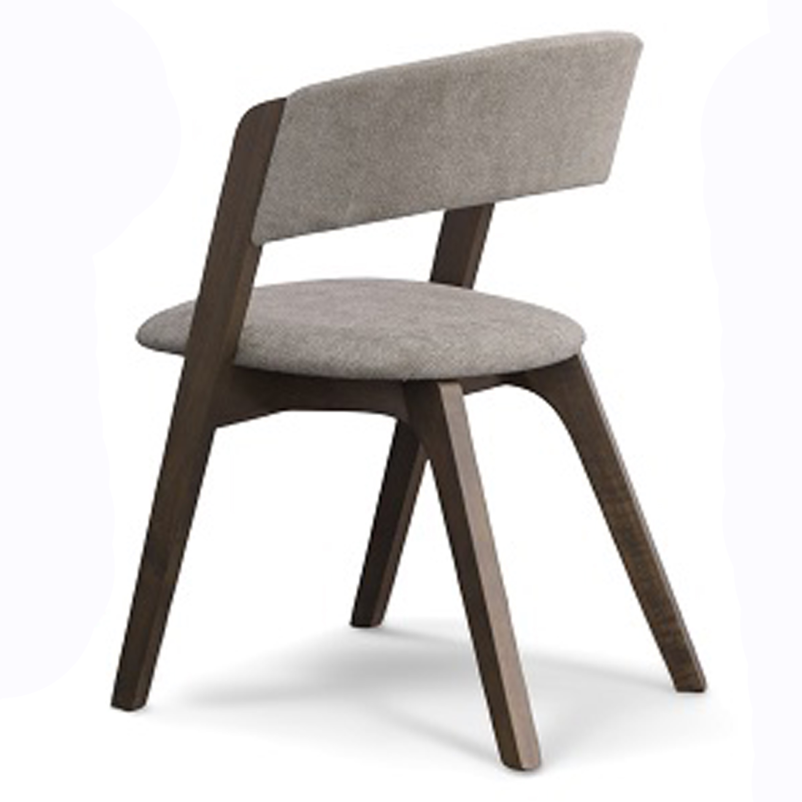 Grover - Modern Grey & Dark Wenge Dining Chair (Set of 2)
