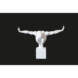 Modern White Diver Sculpture