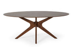Prospect - Modern Oval Walnut Dining Table