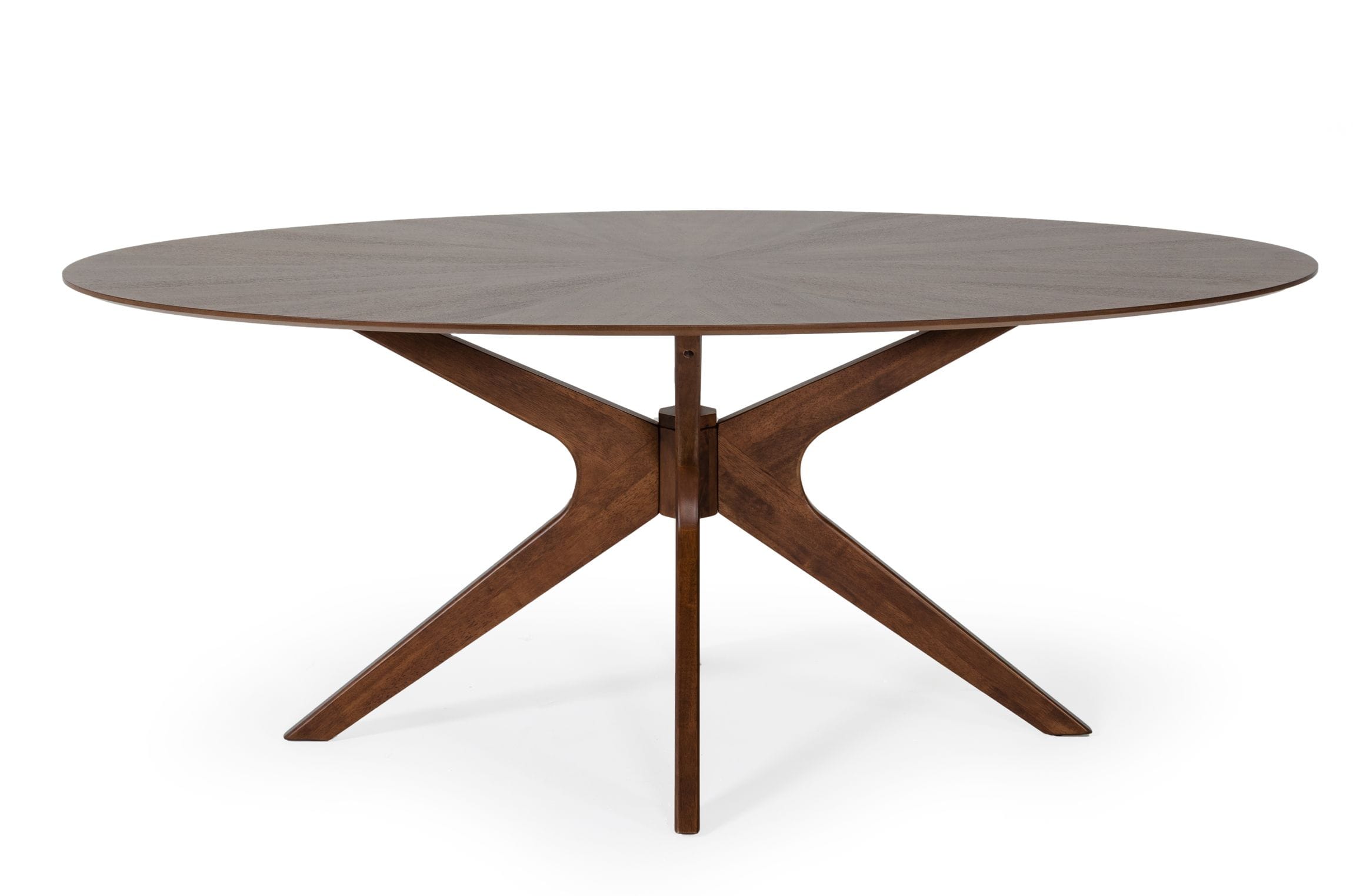 Prospect - Modern Oval Walnut Dining Table