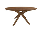 Prospect - Modern Round 59" Walnut Dining Table
