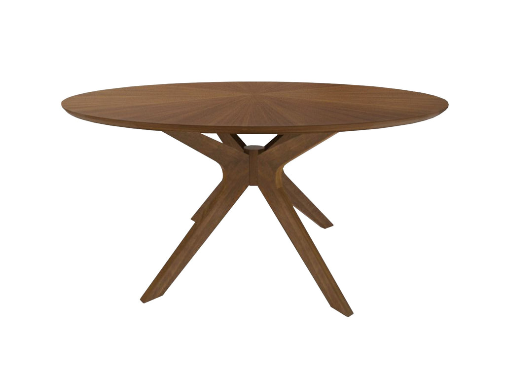 Prospect - Modern 47" Round Walnut Dining Table