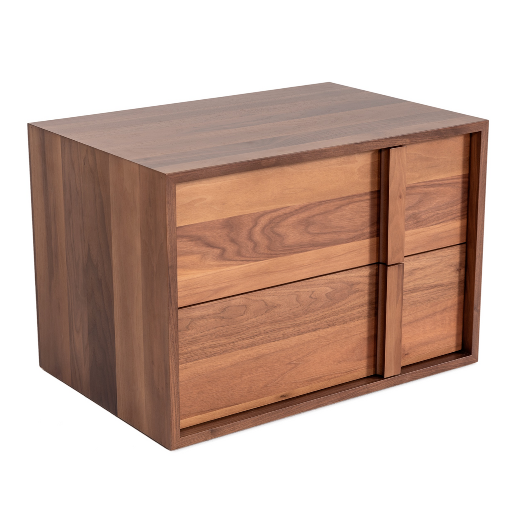Berlin - Modern Walnut Bedroom Set - Modern Walnut Bedroom Set