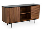 Maggie - Modern Walnut and Grey Buffet