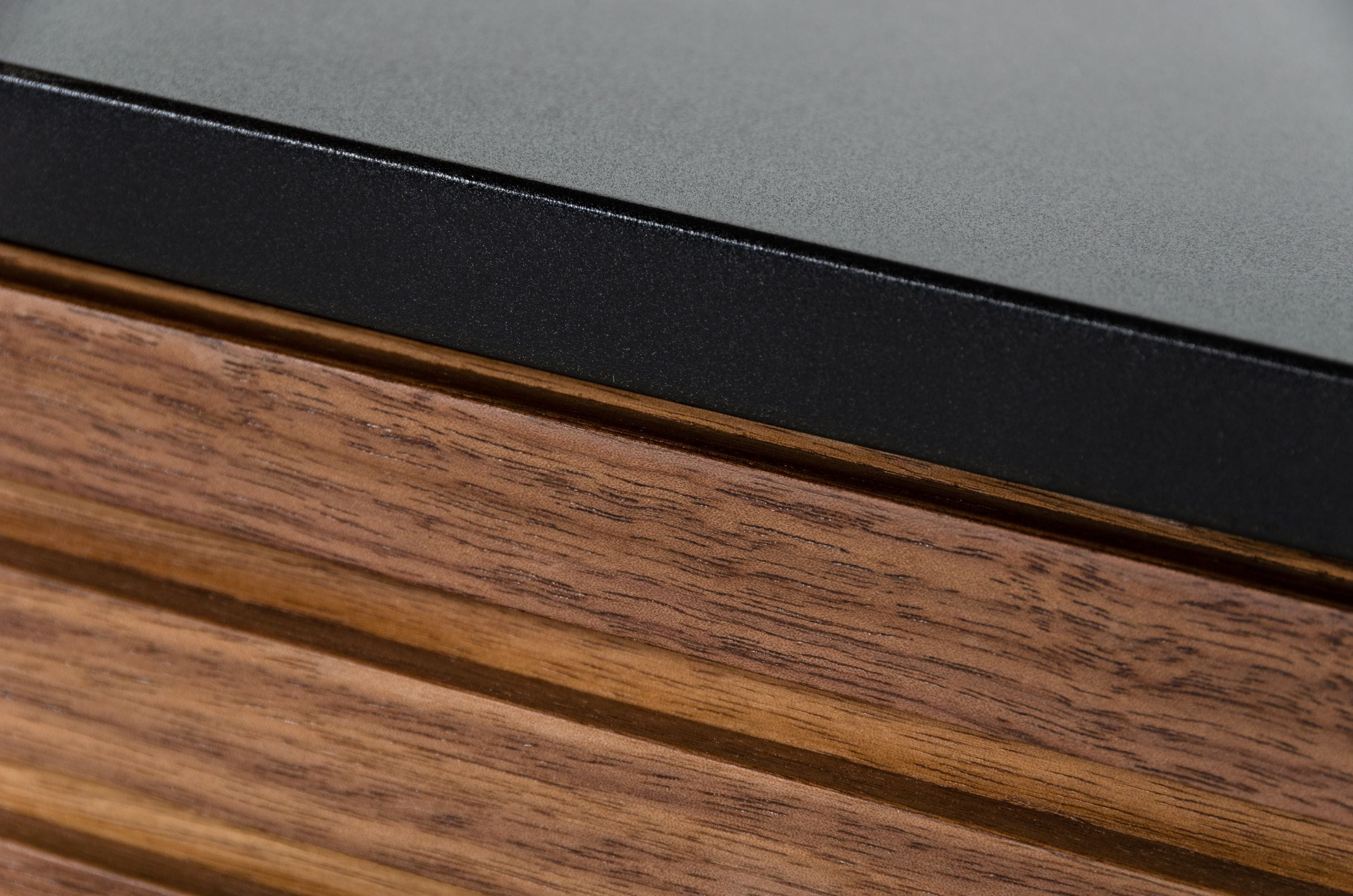 Maggie - Modern Walnut and Grey Buffet