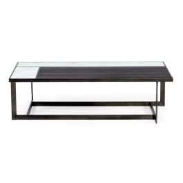 Fargo - Modern Ceramic & Grey Walnut Coffee Table