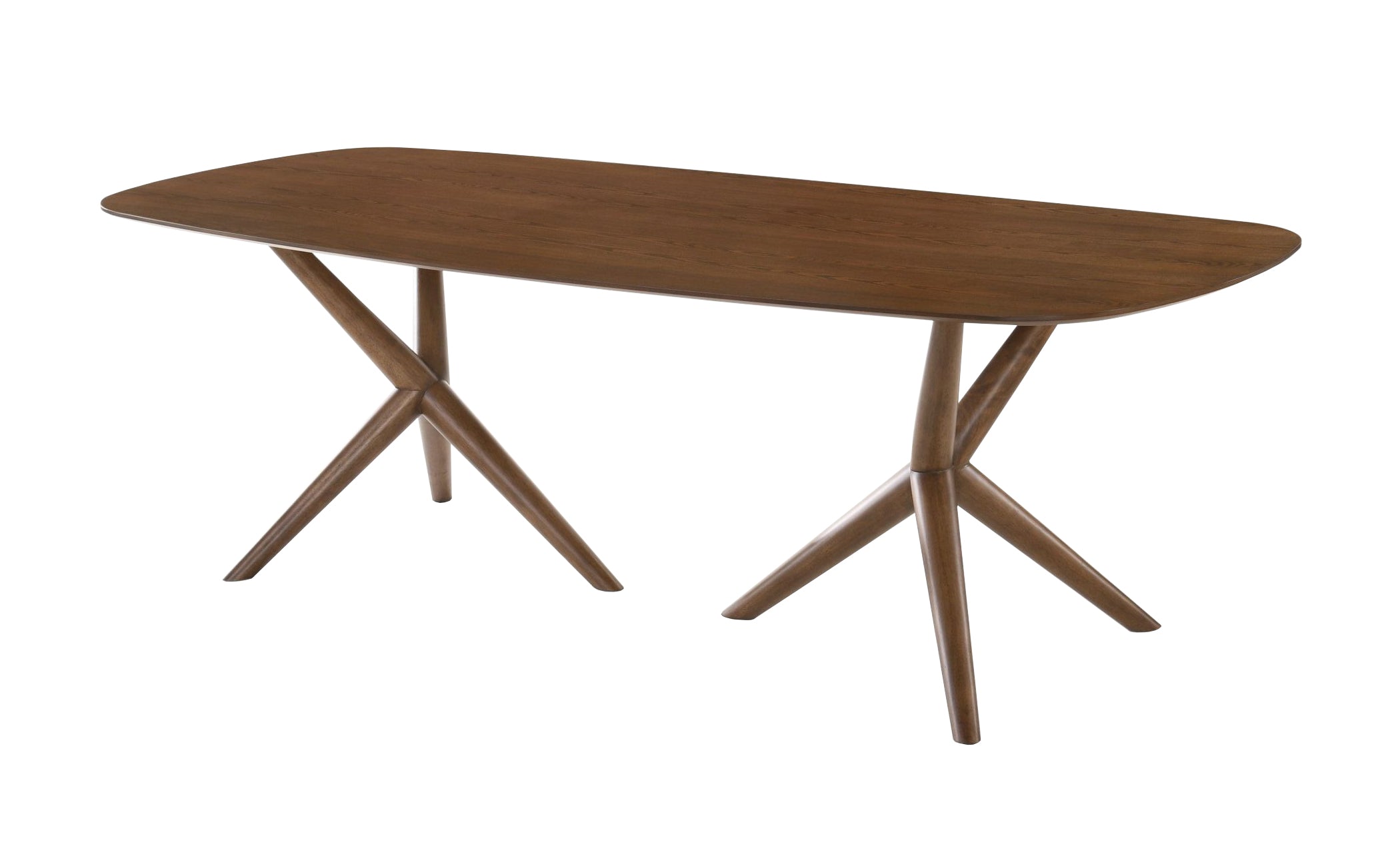 Utah - Modern Walnut Rectangular Dining Table