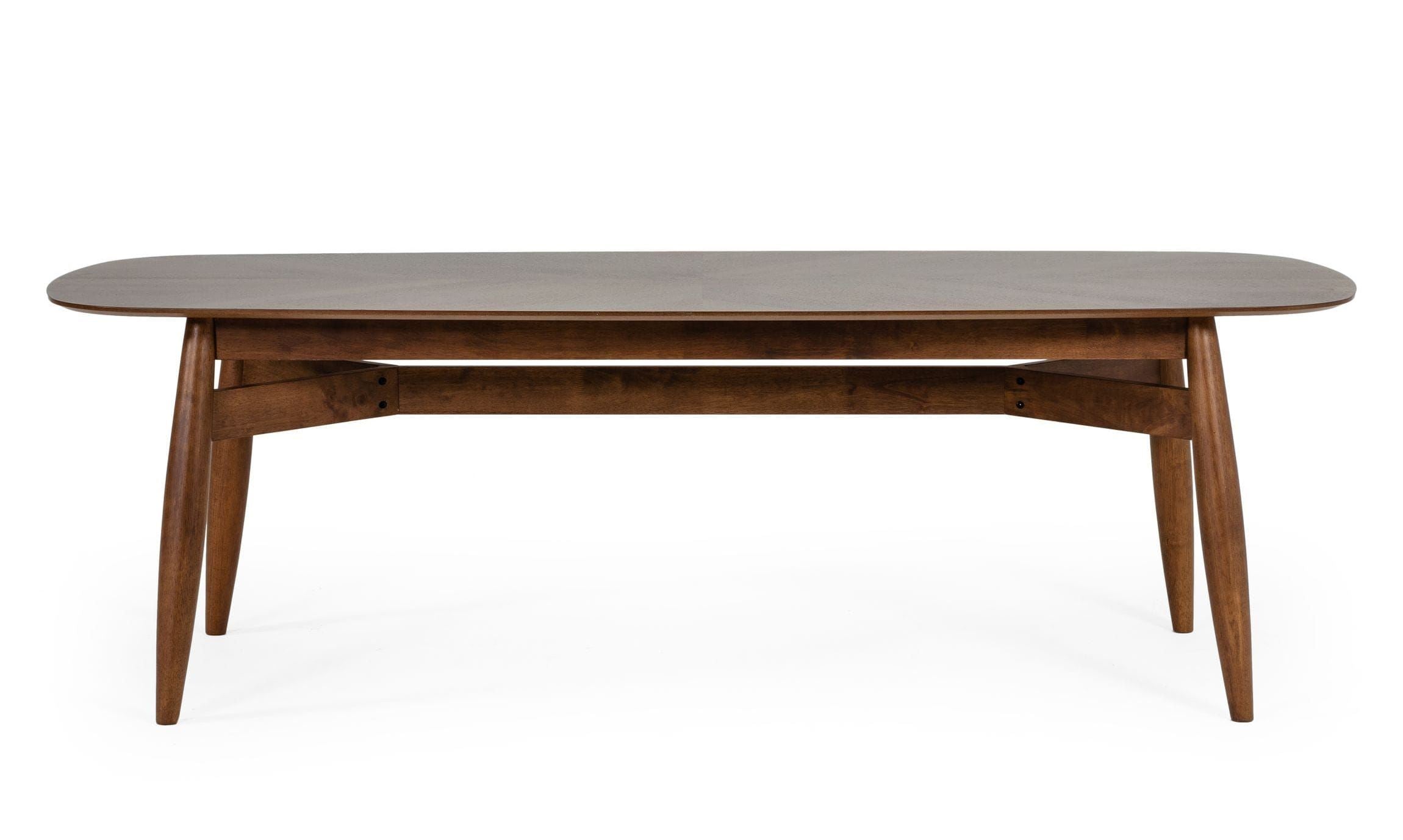 Ackley - Modern Walnut Rectangular Dining Table