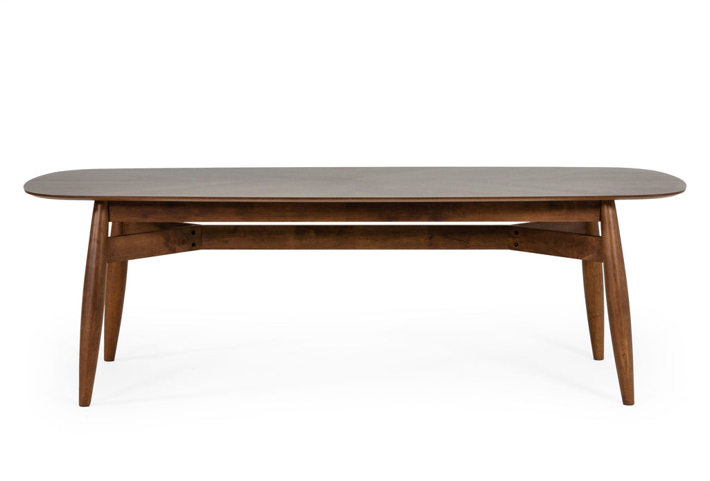 Ackley - Modern Walnut Rectangular Dining Table