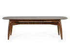 Ackley - Modern Walnut Rectangular Dining Table