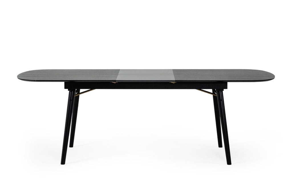 Addax - Modern Black Extendable Dining Table