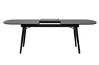 Addax - Modern Black Extendable Dining Table
