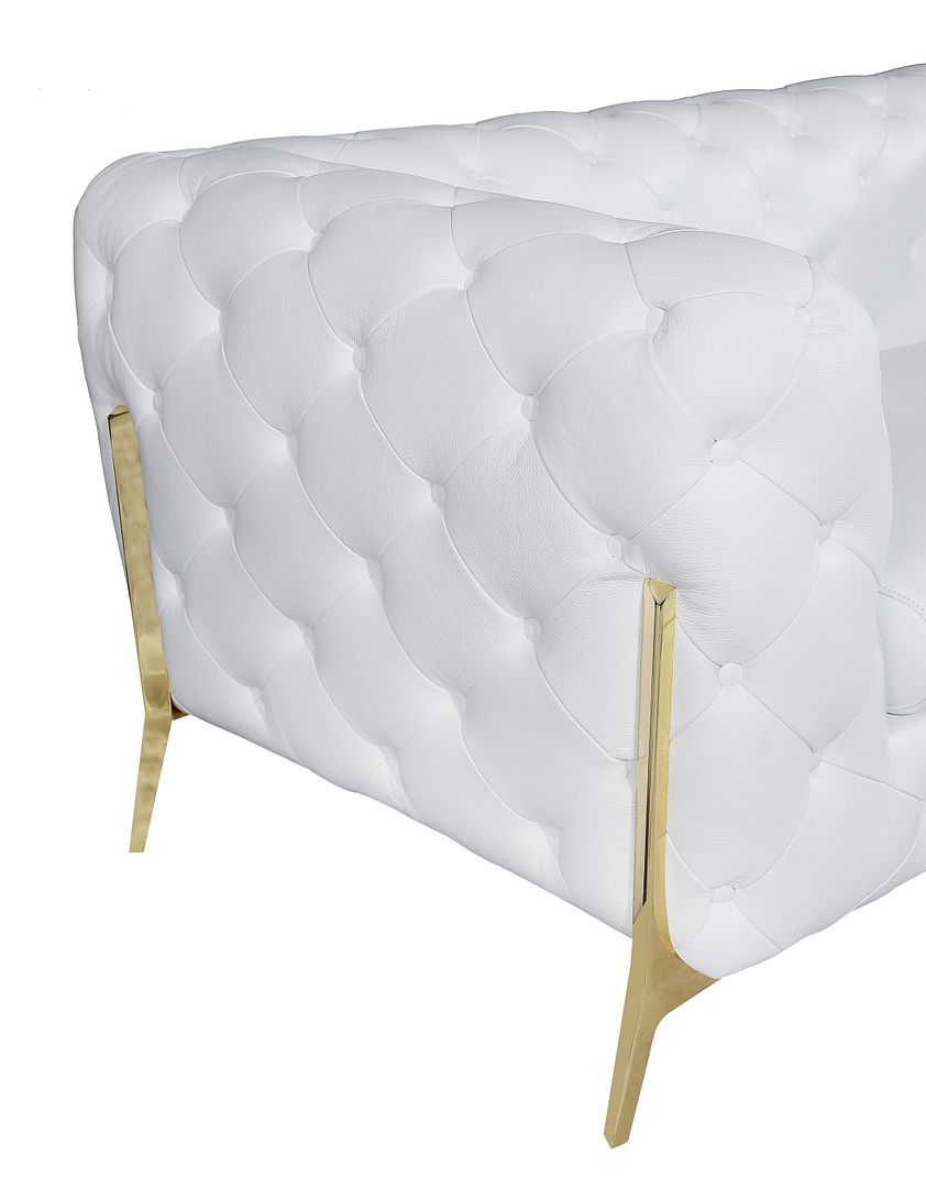 970 Divanitalia Loveseat in Top-grain Italian Leather