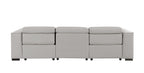 1208 Genuine Leather Triple Power Reclining Sofa