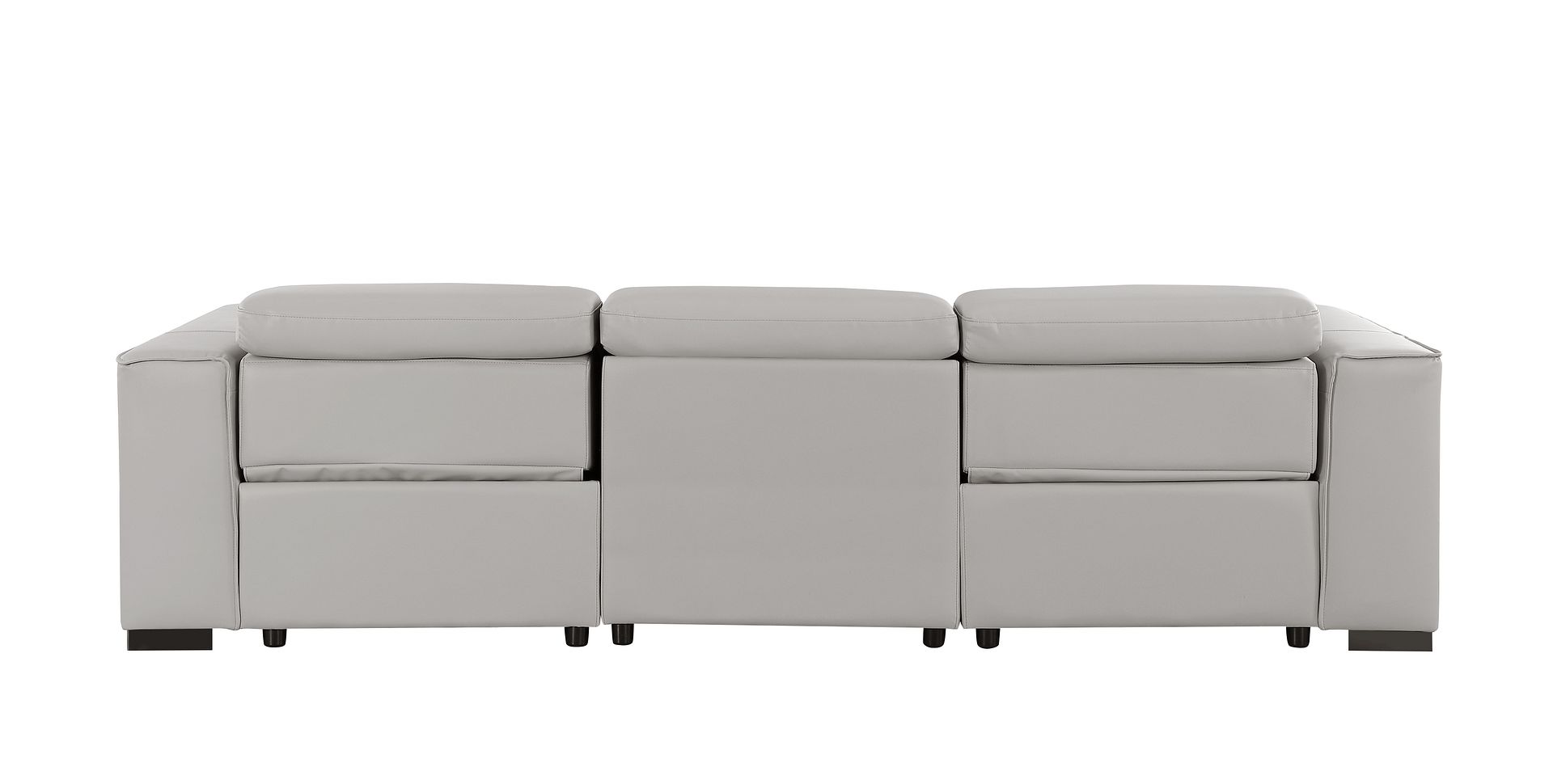 1208 Genuine Leather Triple Power Reclining Sofa
