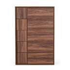 Asus - Italian Modern Walnut Chest