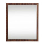 Asus - Italian Modern Walnut Mirror