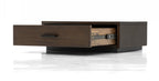 Fantasia - Contemporary Dark Walnut Nightstand - Contemporary Dark Walnut Nightstand
