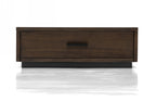 Fantasia - Contemporary Dark Walnut Nightstand - Contemporary Dark Walnut Nightstand