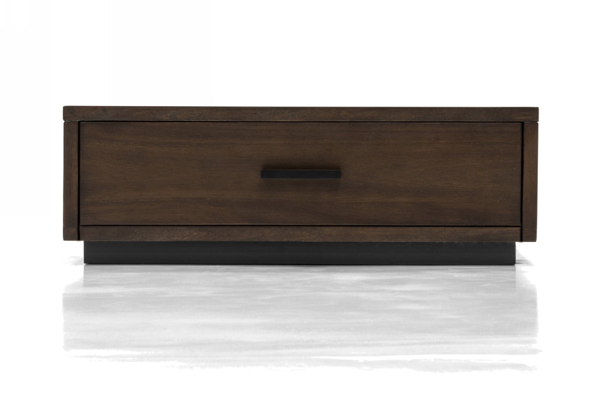 Fantasia - Contemporary Dark Walnut Nightstand - Contemporary Dark Walnut Nightstand