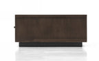 Fantasia - Contemporary Dark Walnut Nightstand - Contemporary Dark Walnut Nightstand