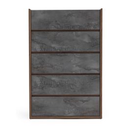 Rado Modern Walnut & Stucco Chest