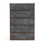 Rado Modern Walnut & Stucco Chest