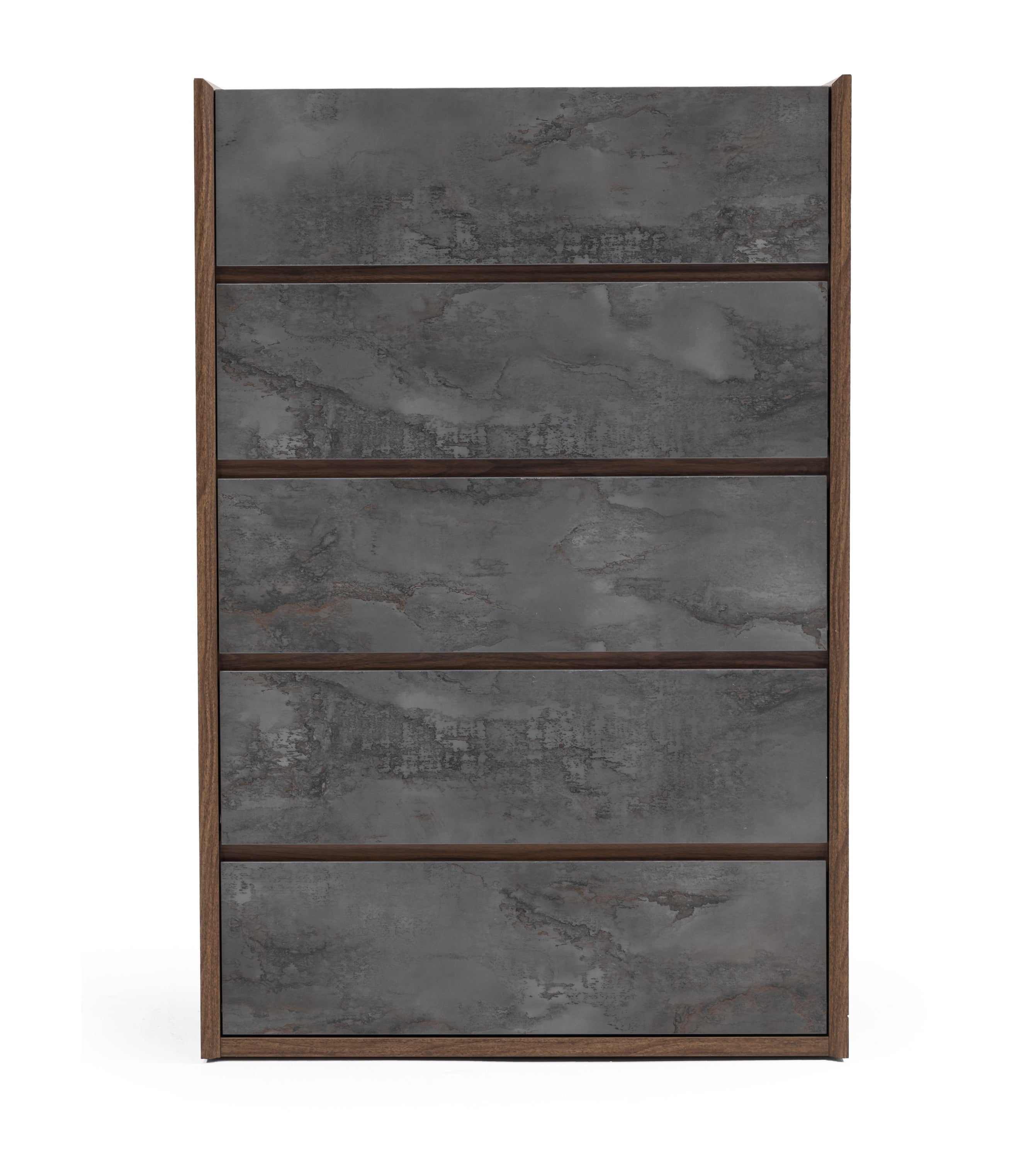Rado Modern Walnut & Stucco Chest