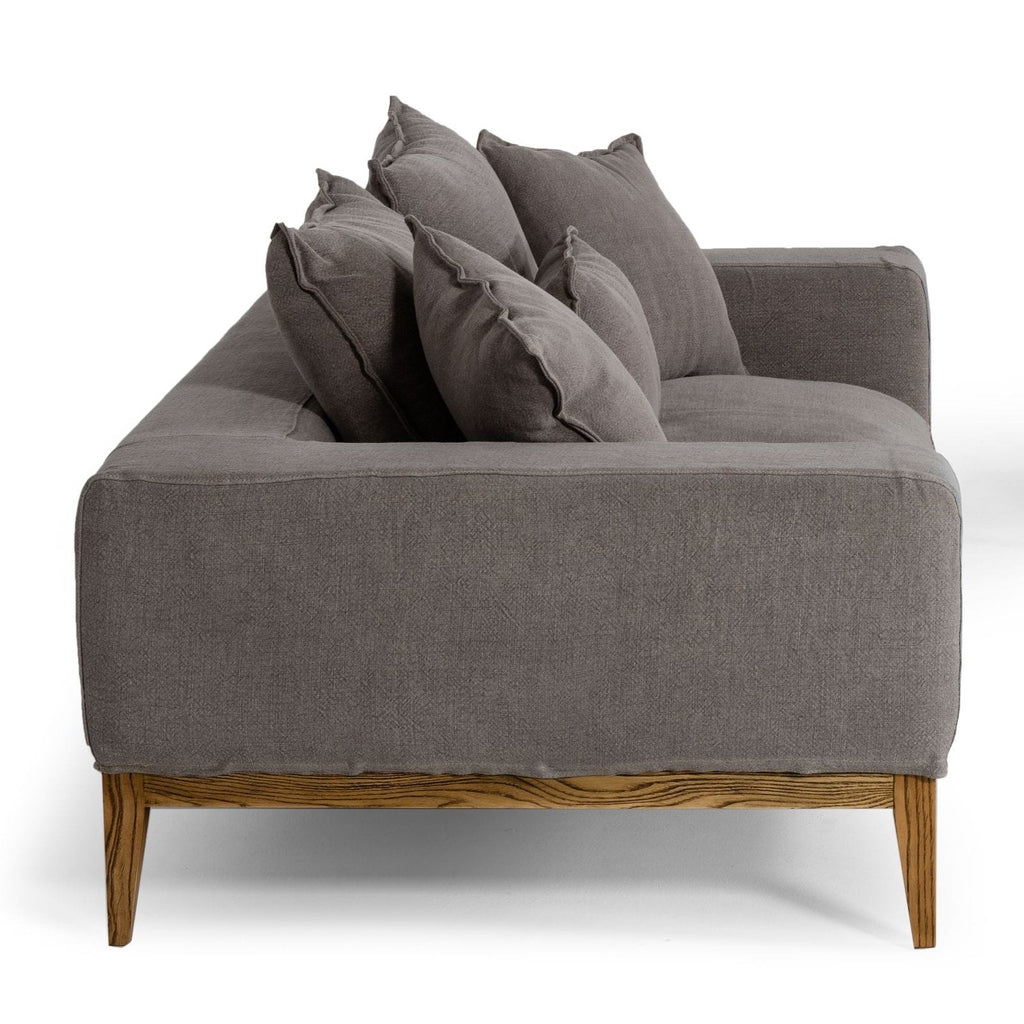 Corina - Modern Grey Fabric Sofa