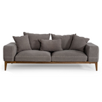 Corina - Modern Grey Fabric Sofa