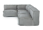 Navstar - Contemporary Grey Fabric Modular Sectional Sofa