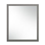 Lucia - Italian Modern Elm and Matte Grey Mirror