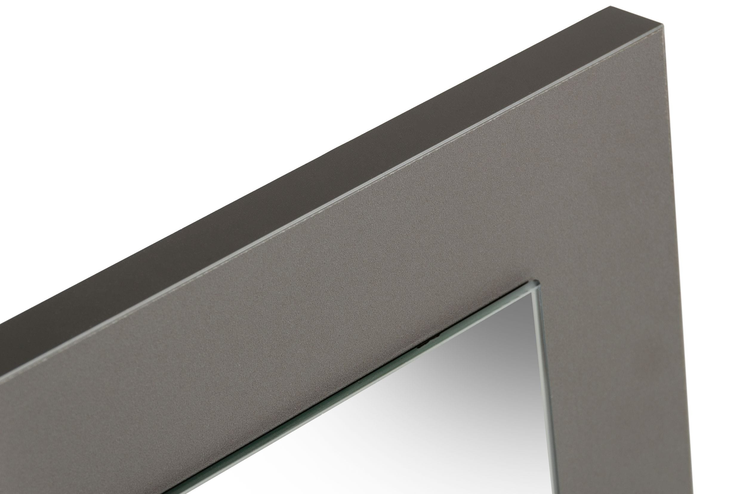 Lucia - Italian Modern Elm and Matte Grey Mirror
