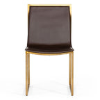 Dalton - Modern Brown Leatherette Dining Chair (Set of 2)