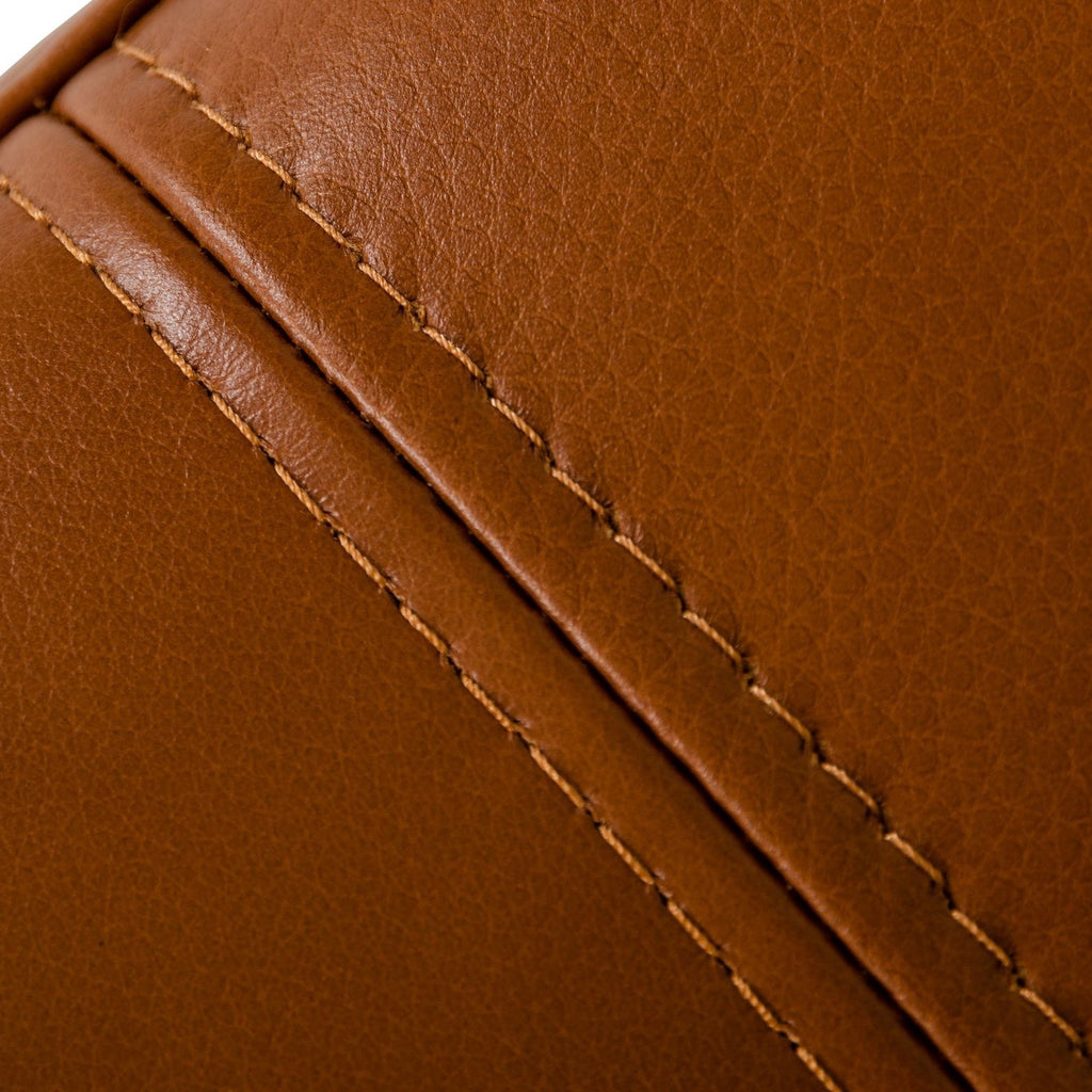 Sherry - Modern Cognac Leather Right Facing Sectional Sofa