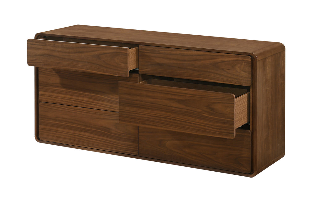 Dustin - Modern Walnut Dresser