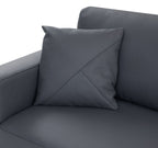 998 Divanitalia Cream Right Arm Facing Sectional Sofa in Top-grain Italian Leather