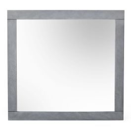 Buckley - Modern Grey Crackle Mirror