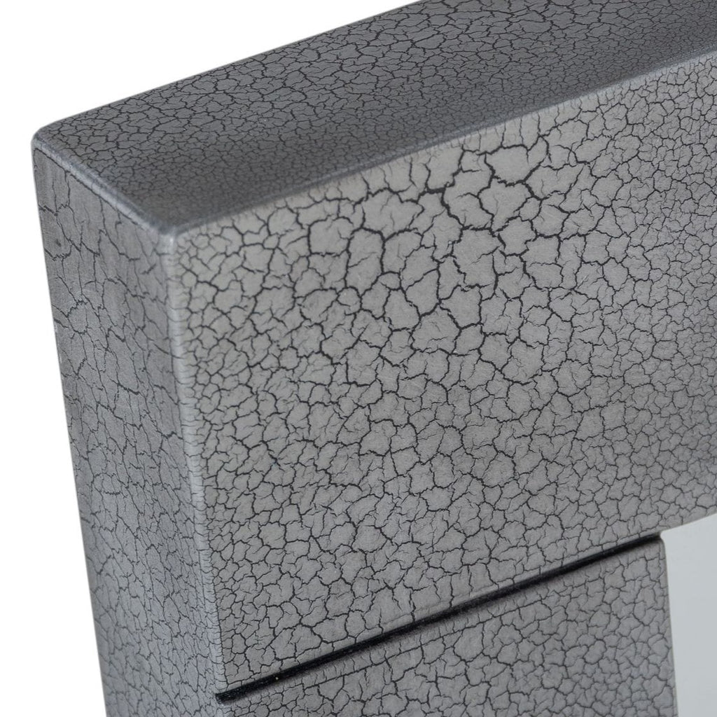 Buckley - Modern Grey Crackle Mirror