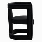 Kendra - Modern Black Fabric Accent Chair